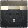 Imagem de D-Life - Tomada 2P+T com obturadores e tampa - IP44 - 16A - Metal niquel