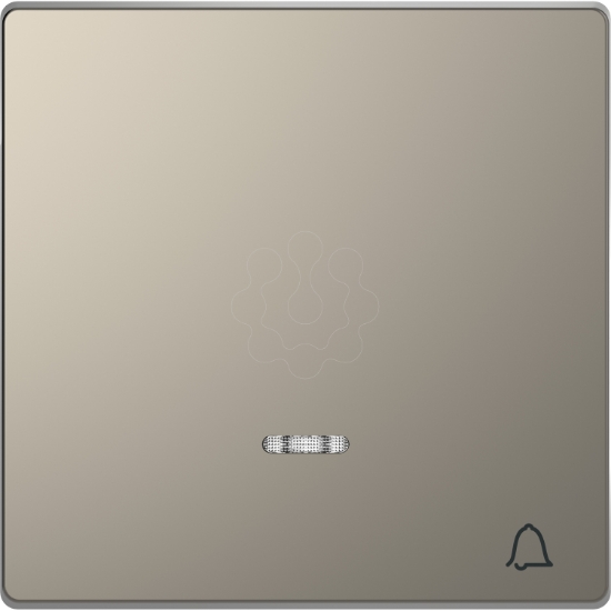 Imagem de D-Life - Tecla com visor "campainha" - Metal niquel