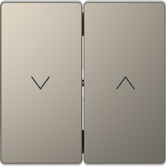 Imagem de D-Life - Tecla para comandos de estores - Metal niquel