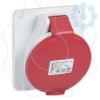 Imagem de PratiKa socket - screw - angled - 32A - 3P + E - 380...415 V AC - panel