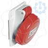 Imagem de PratiKa socket - screw - angled - 32A - 3P + E - 380...415 V AC - panel