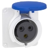 Imagem de PratiKa socket - screw - straight - 32A - 2P + E - 200...250 V AC - panel
