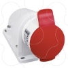 Imagem de PratiKa socket - screw - angled - 32A - 3P + N + E - 380...415 V AC - wall