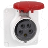 Imagem de PratiKa socket - fast - straight - 16A - 3P + N + E - 380...415 V AC - panel