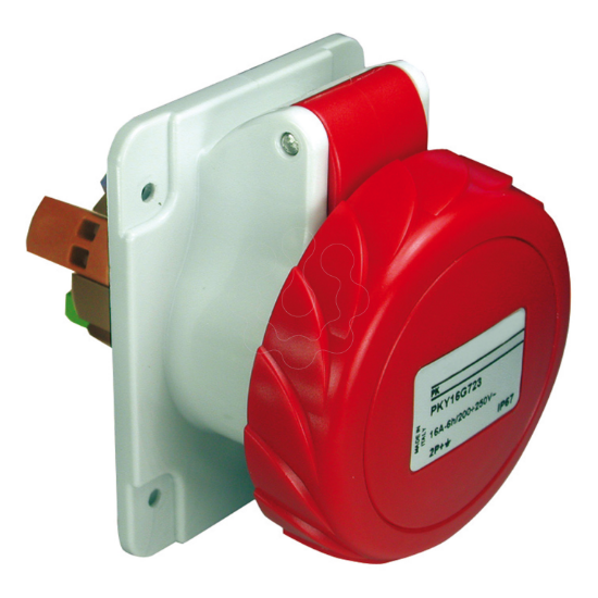 Imagem de PratiKa socket - fast - straight - 32A - 3P + N + E - 380...415 V AC - panel