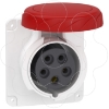 Imagem de PratiKa socket - fast - straight - 16A - 3P + N + E - 380...415 V AC - panel