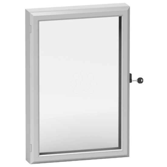 Imagem de Control window IP 55 with aluminum frame and 3 mm acrylic window 400 x 400 mm