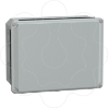 Imagem de Metal industrial cut-out box - low plain cover - H206xW156xD83 - IP55 - grey