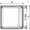 Imagem de FLANGE COM UMA ENTRADA PARA CABOS 800X400MM