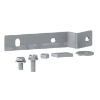 Imagem de Set of 2 combined fixing brackets for earthing collector bar and DIN rail.