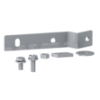 Imagem de Set of 2 combined fixing brackets for earthing collector bar and DIN rail.