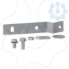 Imagem de Set of 2 combined fixing brackets for earthing collector bar and DIN rail.