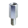 Imagem de Hexagonal spacers M6 height 10 for raising mounting plates etc. Supply: 100