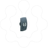 Imagem de SD lock with double-bar 3mm insert for frontal doors