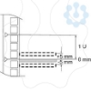 Imagem de Actassi - fixed slide - set of 2 - depth 800 mm