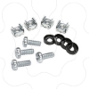 Imagem de Actassi - set of 50 screw M5 with washers and cage nuts for 9.5 mm square holes