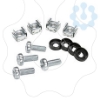 Imagem de Actassi - set of 50 screw M5 with washers and cage nuts for 9.5 mm square holes