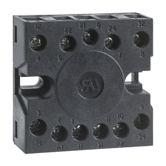 Imagem de Base ip20 - 11pinos para reles - re48acv e re48aml