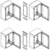 Imagem de Additional aesthetic trim kit for coupling versPLAT or PLAZT with canopy D420mm