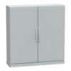 Imagem de Floor standing encl.polyester vers.PLAZ w/plinth open bottom 1000x1000x320 IP54