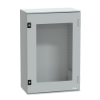 Imagem de Armario de montagem na parede em poliester monobloco IP66 H647xW436xD250mm porta envidracada