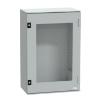 Imagem de Armario de montagem na parede em poliester monobloco IP66 H647xW436xD250mm porta envidracada