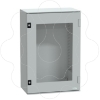 Imagem de Armario de montagem na parede em poliester monobloco IP66 H647xW436xD250mm porta envidracada