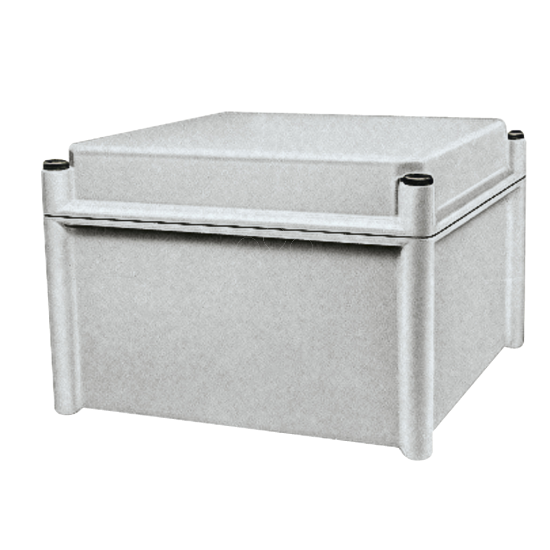 Imagem de PLS box polyester rear opaque PC cover IP66 18x27x18cm