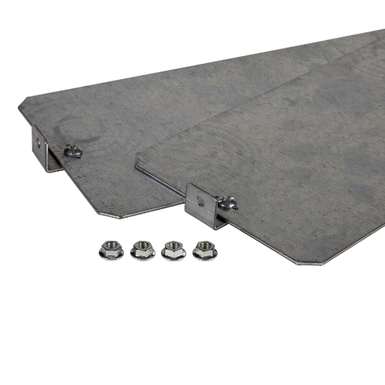 Imagem de Mount plate galvanised steel for DLP height=1raw in PLAenclosure W500mm