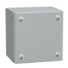 Imagem de Metal industrial box plain door H150xW150xD120 IP66 IK10 RAL 7035
