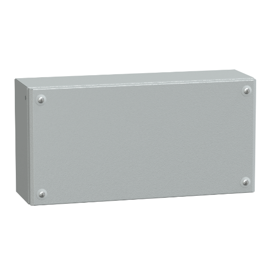Imagem de Metal industrial box plain door H200xW400xD120 IP66 IK10 RAL 7035