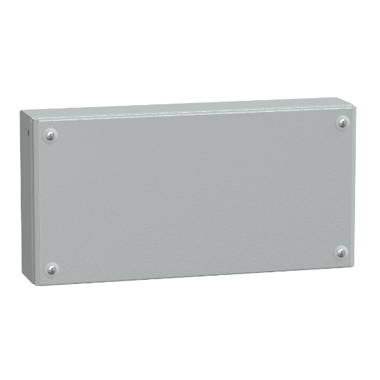 Imagem de Metal industrial box plain door H200xW400xD80 IP66 IK10 RAL 7035