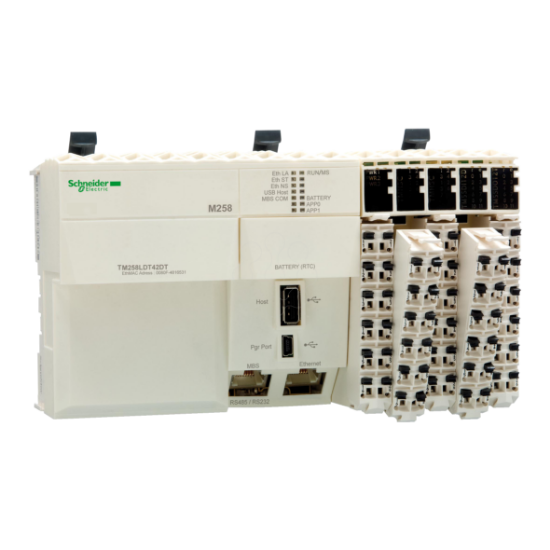 Imagem de Base compacta M258 - 42 E/S - 24 V DC