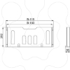Imagem de Spacial metal document pocket - nominal width: 600 mm