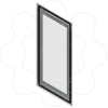 Imagem de Spacial SF double transparent doors - 2200x1200 mm