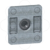 Imagem de Serrated quarter-turn sliding nut - M8. Supply: 10 units