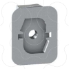 Imagem de Serrated quarter-turn sliding nut - M8. Supply: 10 units