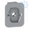 Imagem de Serrated quarter-turn sliding nut - M8. Supply: 10 units