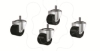 Imagem de 4 enclosure casters double roller - maximum load: 160kg per caster - 92 mm