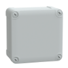 Imagem de PC box IP66 IK08 RAL7035 Int.H105W105D55 Ext.H116W116D62 opaque PC cover H10