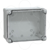 Imagem de ABS box IP66 IK07 RAL7035 Int.H225W175D120 Ext.H241W194D127 Transp.cover H40