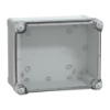 Imagem de ABS box IP66 IK07 RAL7035 Int.H225W175D120 Ext.H241W194D127 Transp.cover H40