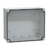Imagem de ABS box IP66 IK07 RAL7035 Int.H275W225D120 Ext.H291W241D128 Transp.cover H60