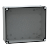 Imagem de ABS box IP66 IK07 RAL7035 Int.H325W275D120 Ext.H341W291D128 Transp.cover H20