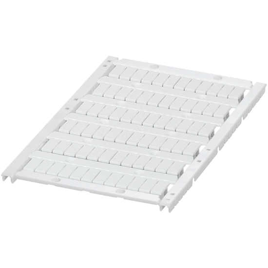 Imagem de MARKING CARD WITH 6 STRIPS 5MM UNPRINTED 72 CHARACTERS WHITE