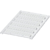 Imagem de MARKING CARD WITH 6 STRIPS 5MM UNPRINTED 72 CHARACTERS WHITE