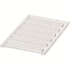 Imagem de MARKING CARD WITH 6 STRIPS 5MM UNPRINTED 72 CHARACTERS WHITE