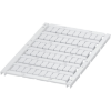 Imagem de MARKING CARD WITH 6 STRIPS 6MM UNPRINTED 60 CHARACTERS WHITE
