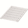 Imagem de MARKING CARD WITH 6 STRIPS 6MM UNPRINTED 60 CHARACTERS WHITE
