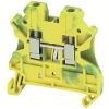 Imagem de BORNE TERR 4MM2 VERD/AM 1P 1X1